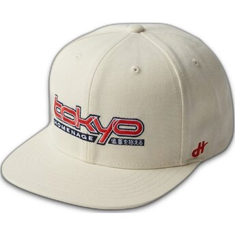 Șepci plată cremă snapback TKYSKY Skylines The Snap de Homenage