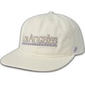 flache-kappe-creme-snapback-angeles-skylines-the-snap-von-homenage