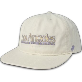 Flache Kappe creme Snapback Angeles Skylines The Snap von Homenage