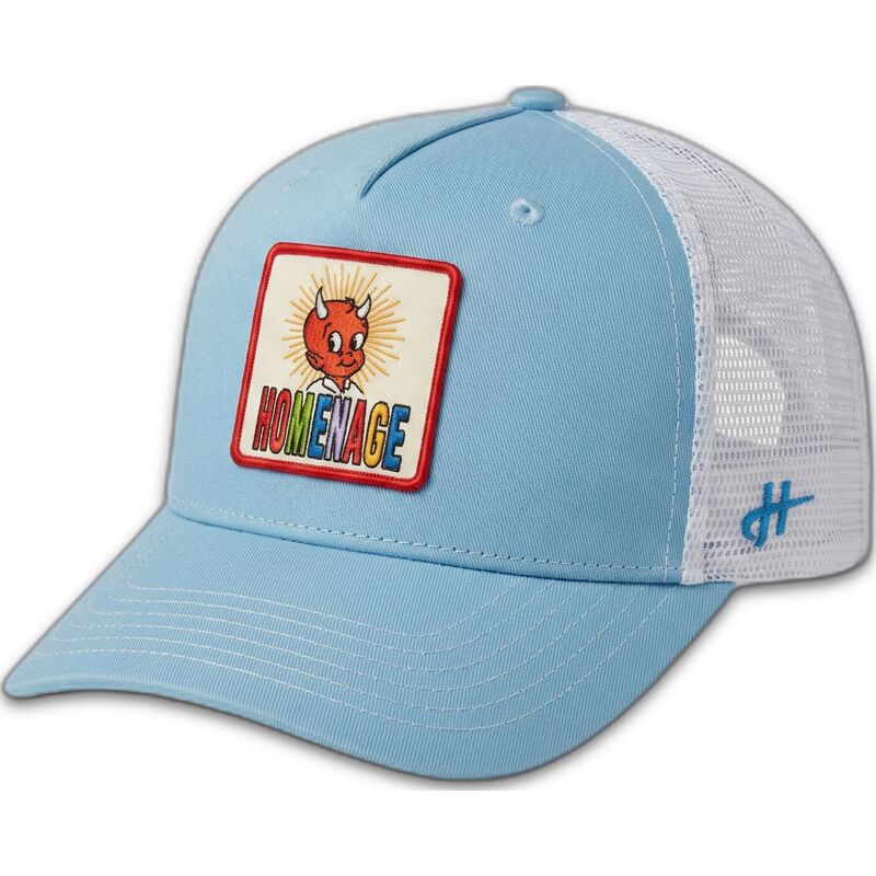 hellblaue-trucker-kappe-childhood-fun-the-trucker-von-homenage