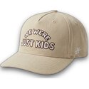 beige-gebogene-snapback-kappe-just-kids-the-retro-von-homenage
