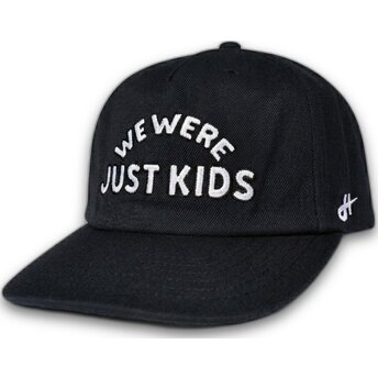 Schwarze gebogene Snapback-Kappe Just Kids The Retro von Homenage