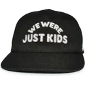 casquette-courbee-noire-snapback-just-kids-outline-the-retro-homenage