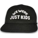 schwarze-gebogene-snapback-kappe-just-kids-outline-the-retro-von-homenage