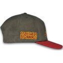 graue-und-rote-gebogene-snapback-kappe-just-kids-the-retro-von-homenage