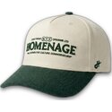 beige-und-grune-gebogene-snapback-kappe-liberty-sport-the-retro-von-homenage