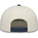 gebogene-beige-und-marineblaue-snapback-kappe-liberty-sport-the-retro-von-homenage