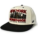 flache-beige-und-schwarze-snapback-kappe-nysky-skylines-the-snap-von-homenage