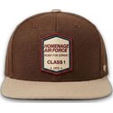 cap-plata-brown-snapback-the-retro-de-homenage