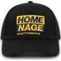 homenage-curved-brim-decker-workwear-the-retro-black-snapback-cap