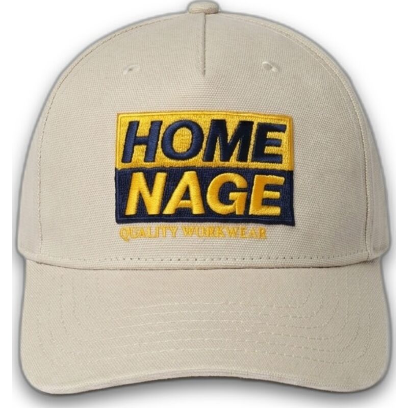 homenage-curved-brim-decker-workwear-the-retro-beige-snapback-cap
