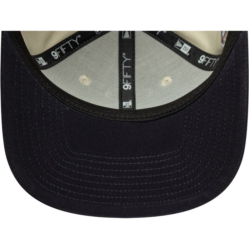beige-snapback-flatcap-mit-marineblauen-logo-9fifty-original-fit-world-series-der-new-york-yankees-mlb-von-new-era