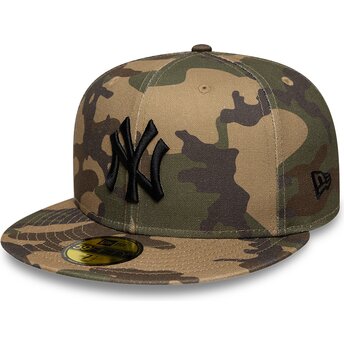 Șepci plată camuflaj fitted 59FIFTY Camo de New York Yankees MLB de New Era