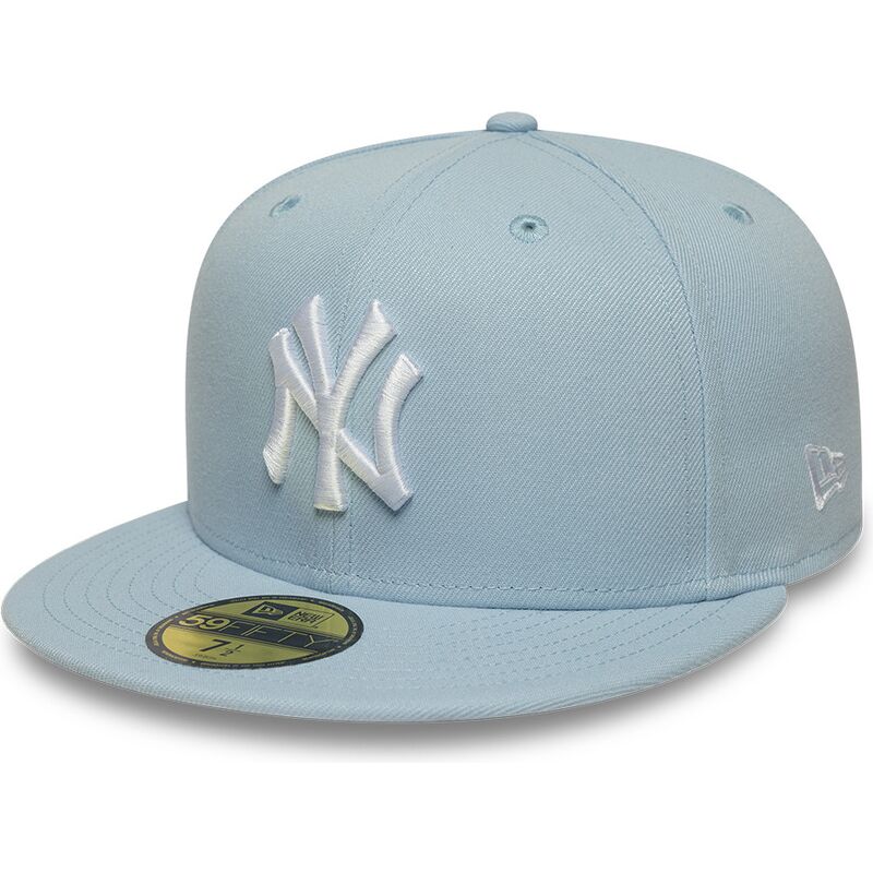 cap-plata-blue-ajustada-claro-59fifty-league-essential-de-new-york-yankees-mlb-de-new-era