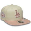 cap-plata-beige-snapback-rosa-9fifty-original-fit-world-series-patch-de-los-angeles-dodgers-mlb-de-new-era