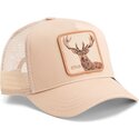 epci-curbata-bej-snapback-blur-stag-the-farm-de-goorin-bros