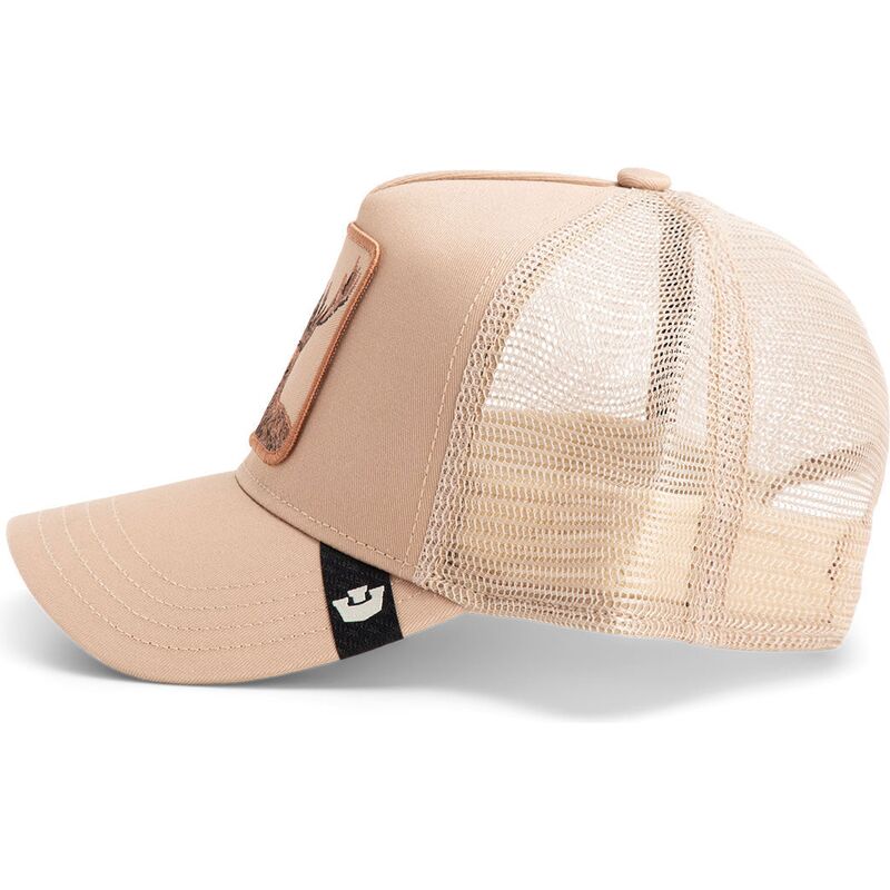 casquette-trucker-beige-cerf-blur-stag-the-farm-goorin-bros