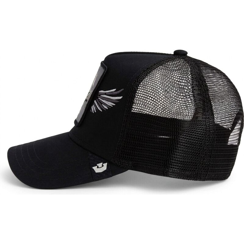 casquette-trucker-noire-pegaso-wings-legend-the-farm-goorin-bros