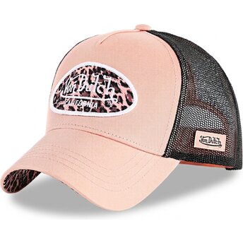 Cap curbată pink snapback de Von Dutch
