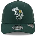 casquette-trucker-verte-9seventy-stretch-snap-evergreen-oakland-athletics-mlb-new-era