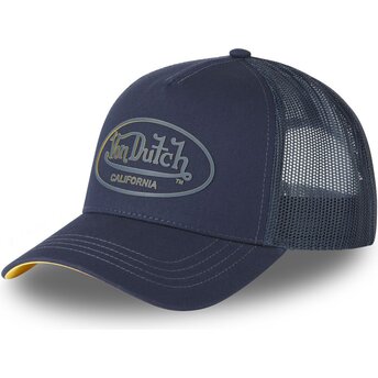 Casquette trucker bleue marine LOG18 Von Dutch