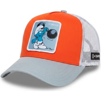 Capslab Hefty Smurf SMU2 STRB The Smurfs Multicolor Trucker Hat