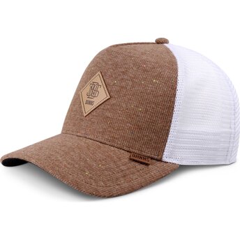 Cap curbată brown snapback de Djinns