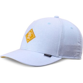 Casquette courbée bleue ajustable avec logo jaune TrueFit OxfordContra Djinns