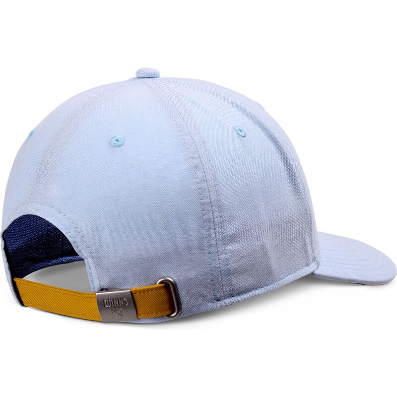 casquette-courbee-bleue-ajustable-avec-logo-jaune-truefit-oxfordcontra-djinns