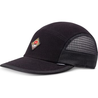 Casquette plate noire ajustable Soft Waffle Mountain Djinns