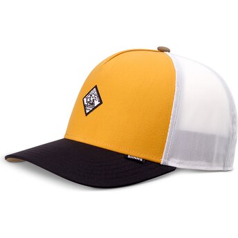Cap curbată multicolor snapback de Djinns