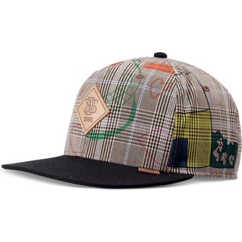 Cap plată gray snapback de Djinns