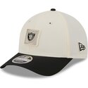 cap-curbata-beige-snapback-9forty-m-crown-training-pack-2026-de-las-vegas-raiders-nfl-de-new-era