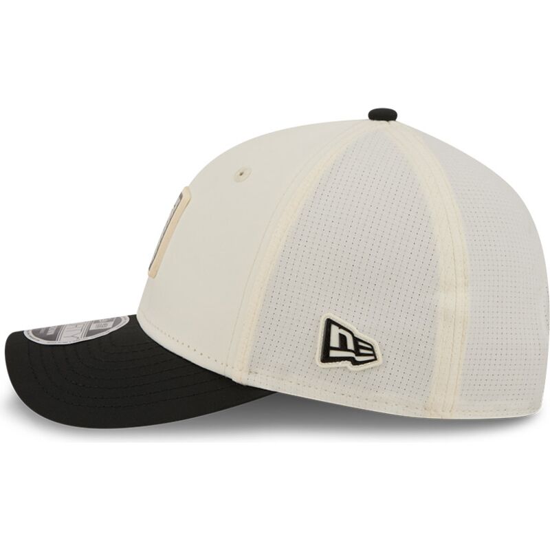 casquette-courbee-beige-et-noire-snapback-9forty-m-crown-training-pack-2026-las-vegas-raiders-nfl-new-era