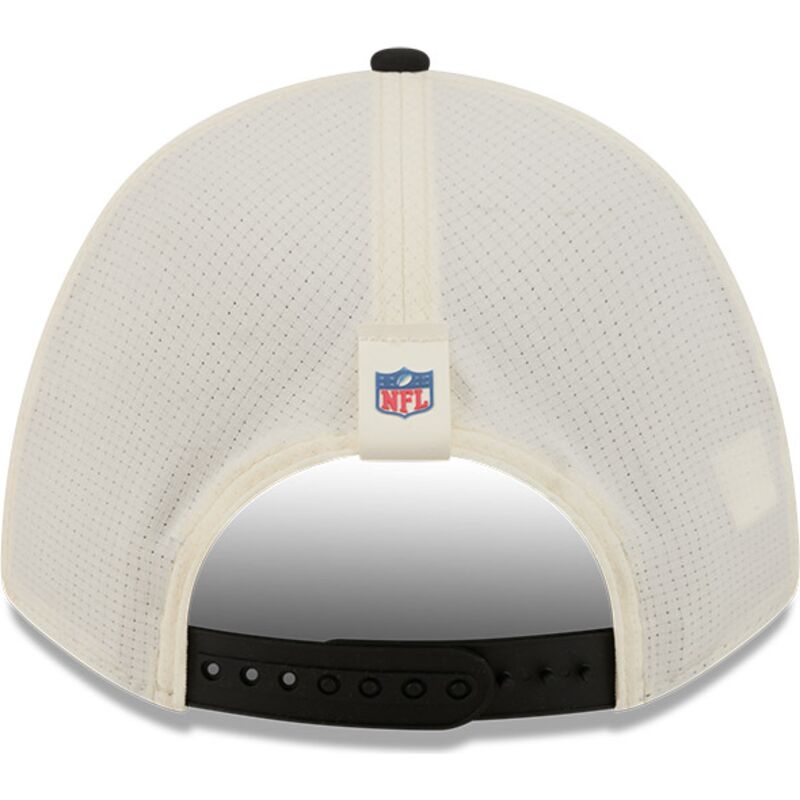 casquette-courbee-beige-et-noire-snapback-9forty-m-crown-training-pack-2026-las-vegas-raiders-nfl-new-era