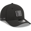 casquette-courbee-noire-snapback-9forty-m-crown-training-pack-2026-las-vegas-raiders-nfl-new-era