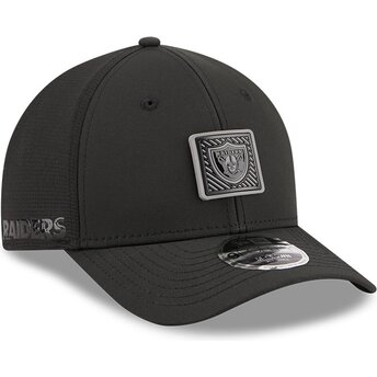 Șepci curbată negru snapback 9FORTY M-Crown Training Pack 2026 de Las Vegas Raiders NFL de New Era