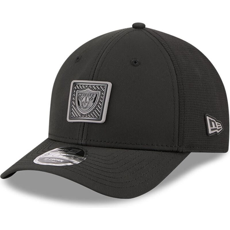 epci-curbata-negru-snapback-9forty-m-crown-training-pack-2026-de-las-vegas-raiders-nfl-de-new-era