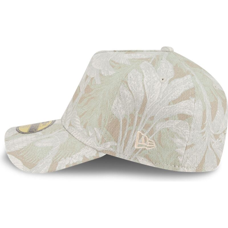 casquette-courbee-beige-ajustee-59forty-a-frame-leafy-palm-new-era casquette-courbee-beige-ajustee-59forty-a-frame-leafy-palm-new-era