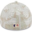 casquette-courbee-beige-ajustee-59forty-a-frame-leafy-palm-los-angeles-dodgers-mlb-new-era