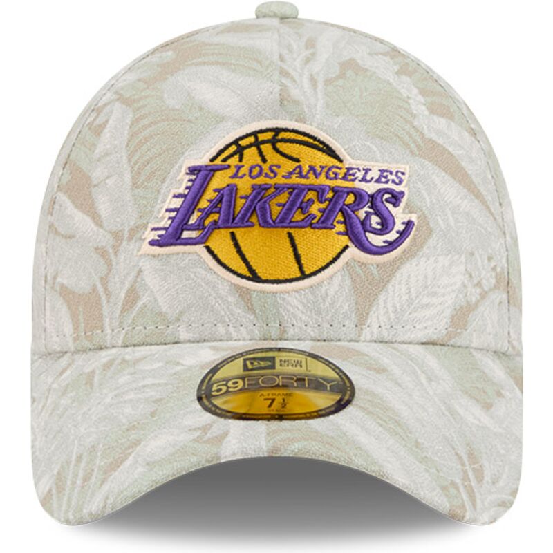 new-era-curved-brim-59forty-a-frame-leafy-palm-los-angeles-lakers-nba-beige-fitted-cap