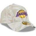 epci-curbata-bej-fitted-59forty-a-frame-leafy-palm-de-los-angeles-lakers-nba-de-new-era
