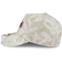 casquette-courbee-beige-ajustee-59forty-a-frame-leafy-palm-los-angeles-lakers-nba-new-era