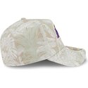 casquette-courbee-beige-ajustee-59forty-a-frame-leafy-palm-los-angeles-lakers-nba-new-era