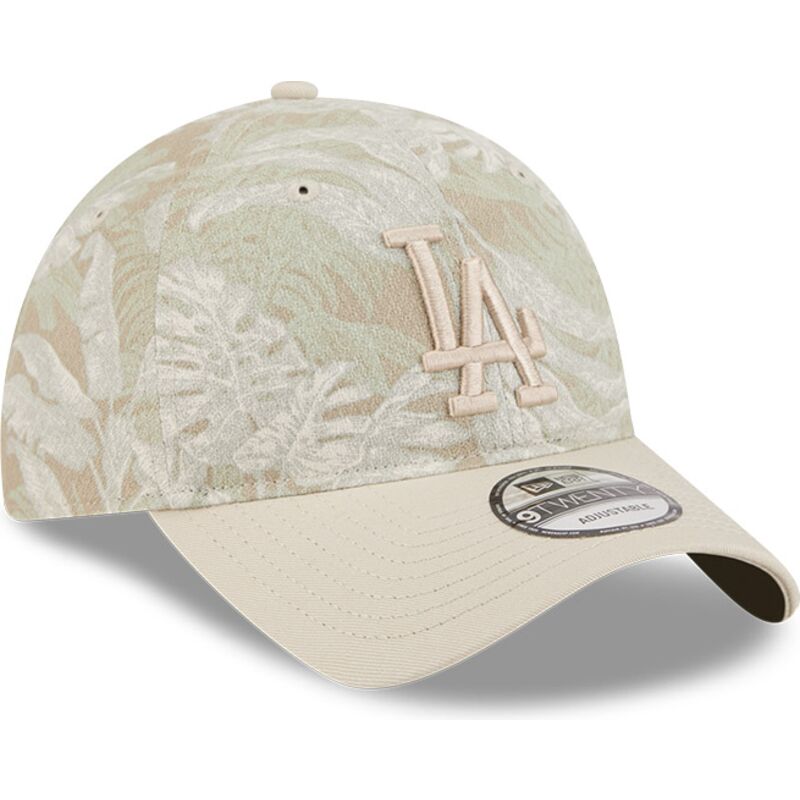 epci-curbata-bej-reglabila-9twenty-leafy-palm-de-los-angeles-dodgers-mlb-de-new-era