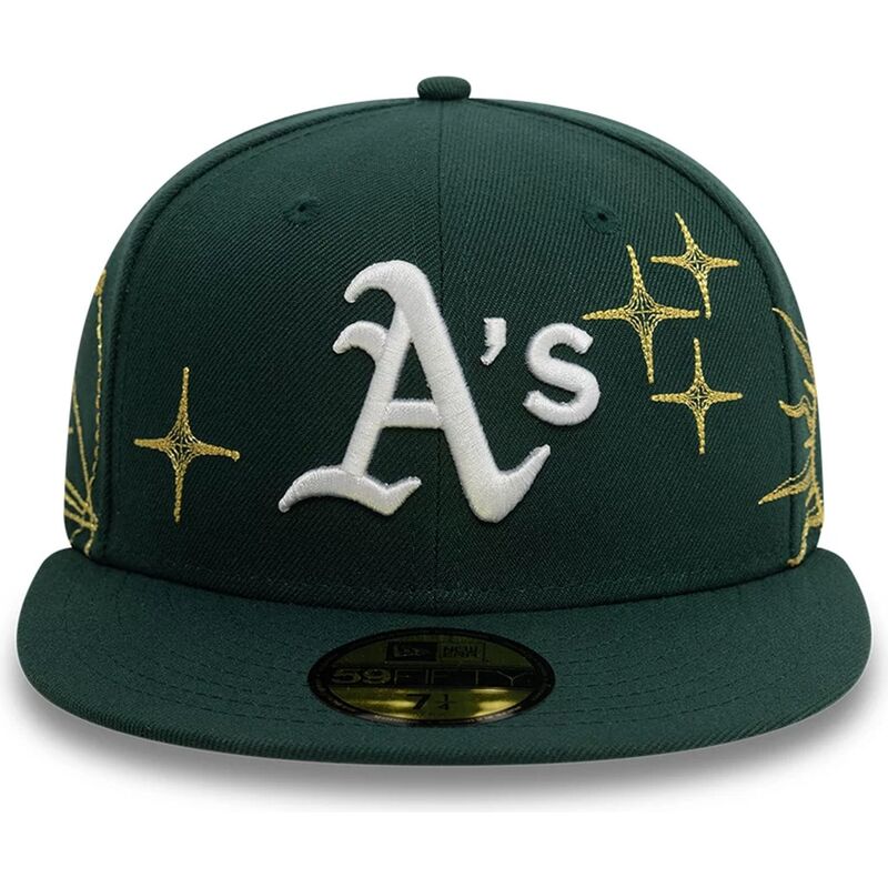 casquette-plate-verte-ajustee-59fifty-zodiac-oakland-athletics-mlb-new-era casquette-plate-verte-ajustee-59fifty-zodiac-oakland-athletics-mlb-new-era