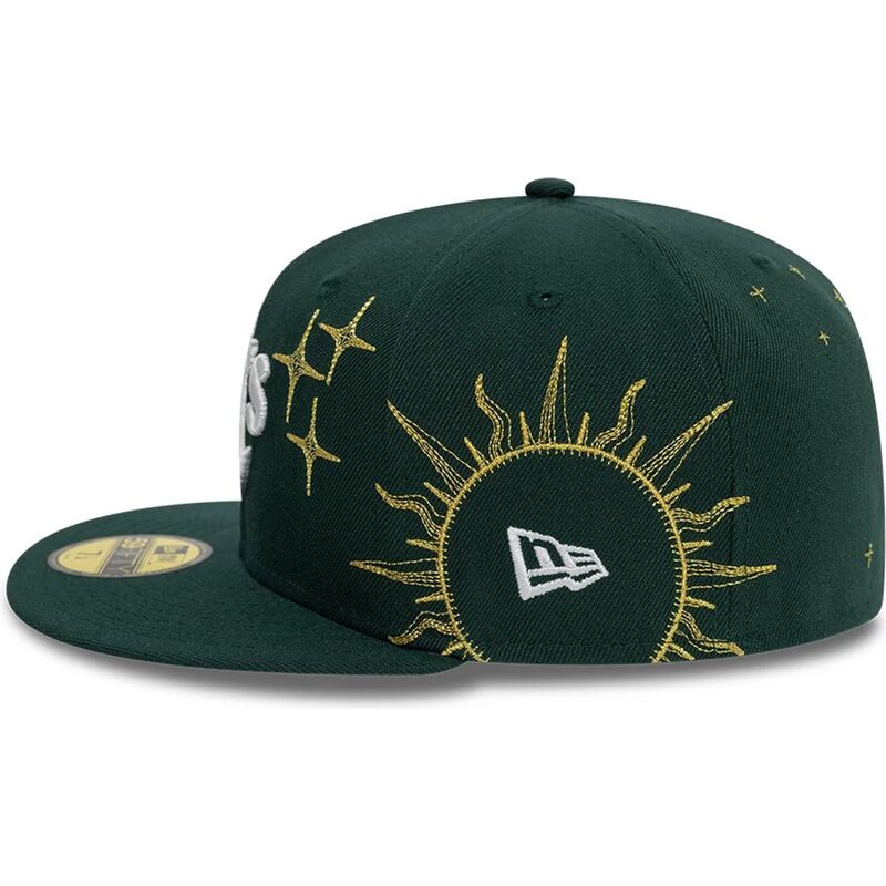 casquette-plate-verte-ajustee-59fifty-zodiac-oakland-athletics-mlb-new-era casquette-plate-verte-ajustee-59fifty-zodiac-oakland-athletics-mlb-new-era