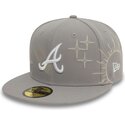 epci-plata-gri-fitted-59fifty-zodiac-de-atlanta-braves-mlb-de-new-era