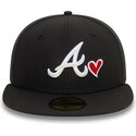 casquette-plate-noire-ajustee-59fifty-heart-icon-atlanta-braves-mlb-new-era