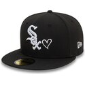 epci-plata-negru-fitted-59fifty-heart-icon-de-chicago-white-sox-mlb-de-new-era